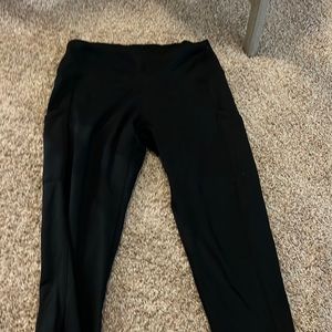 Black leggings ordered in a long